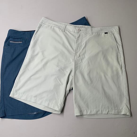 Travis Mathew Shorts Men 40 Gray Blue 1 Short 1 Board Short Lot of 2 * - Picture 8 of 11